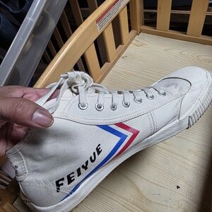 Feiyue Men's White High-Top Sneakers